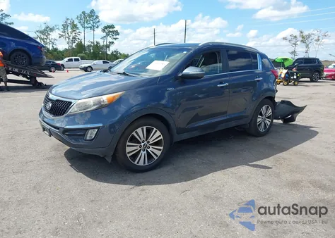 2014 Kia Sportage Ex z USA, uszkodzony, nr VIN KNDPCCAC9E7646653